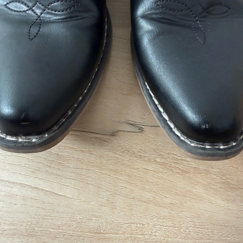 Black Ankle Roper Western Boho Boot - Picture 7 of 7
